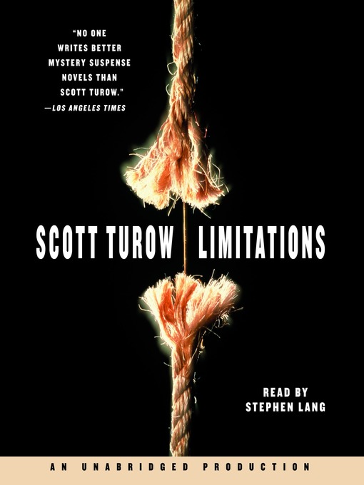 Title details for Limitations by Scott Turow - Wait list